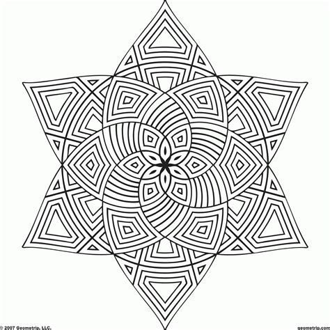 Image result for Geometric Coloring Pages Printable