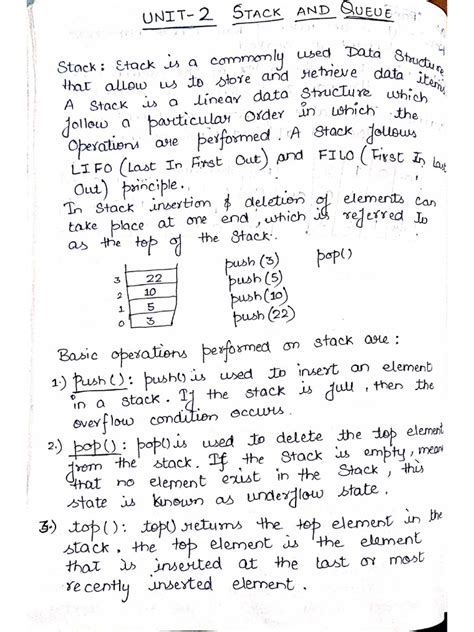 Afbeeldingsresultaten voor Stack and Queue DSA Questions and Answers PDF