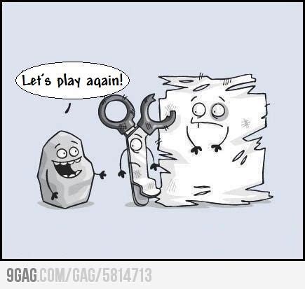 Résultat d’images pour Funny Rock Paper Scissors