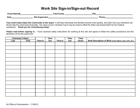 Image result for Editable Sign Out Sheet