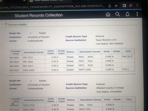 Toradh íomhá ar UMGC Transcript Request