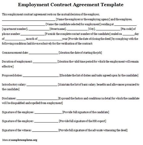 Paralegal Employment Contract Example-এর ছবি ফলাফল