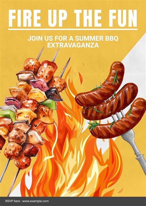 Image result for Spring BBQ Poster Template