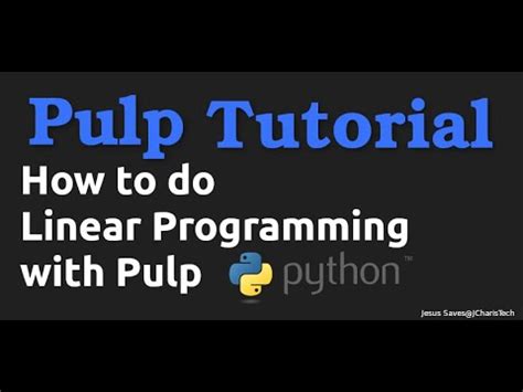 Linear Programming in Python に対する画像結果