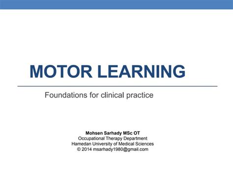Motor Learning Practice Methods に対する画像結果