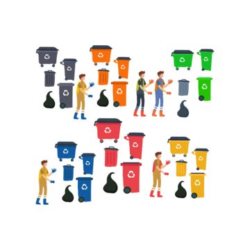 Image result for Garbage Sorting Vector