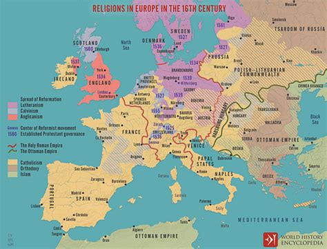 Image result for Reformation Religion Map