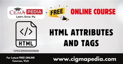 Image result for Various Attributes Tags in HTML