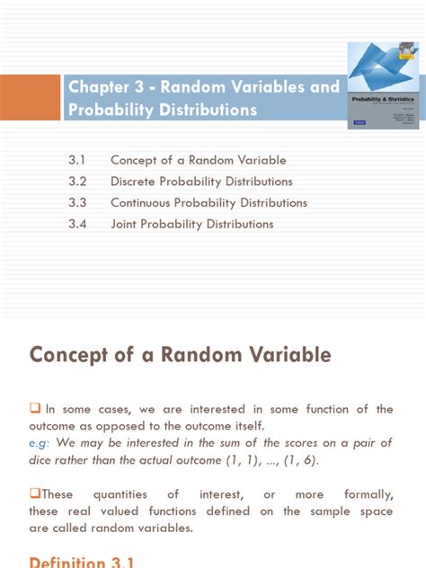 Image result for Probability Random Variables PDF