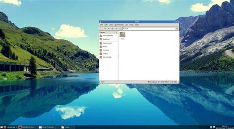 Toradh íomhá ar Window Manager Desktop Environment