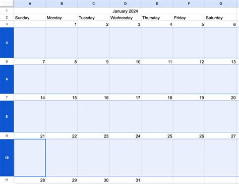 Image result for Using Google Sheets as a Calendar