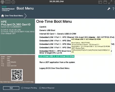 Image result for ILO Virtualization Options メニュー