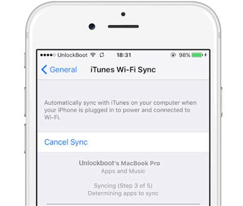 Toradh íomhá ar How to Enable iTunes Wi-Fi Sync