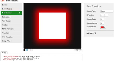 Image result for Box-Shadow Syntax in CSS