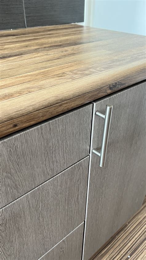 Image result for Wrapping Kitchen Worktops