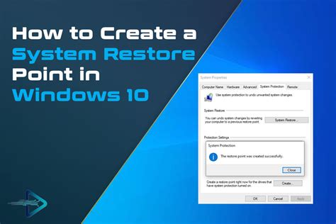 Afbeeldingsresultaten voor System Restore Point Create