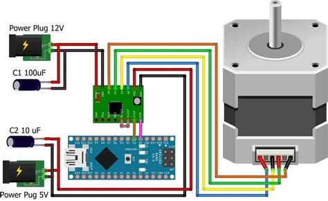 Afbeeldingsresultaten voor Motor Control Wiring Diagram Arduino