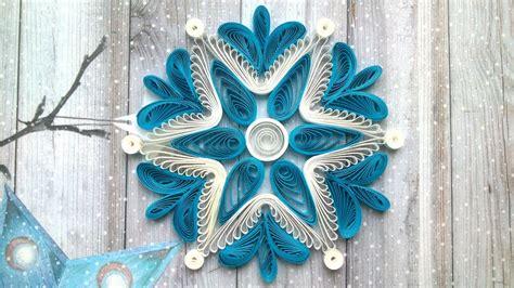 Paper Quilling Snowflakes Tutorial at Pamela Cerda blog