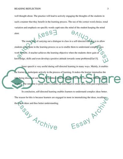 Reading Reflection Examples に対する画像結果