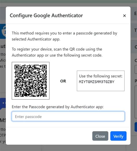 Image result for Two-Factor Authentication Page Google Authenticator