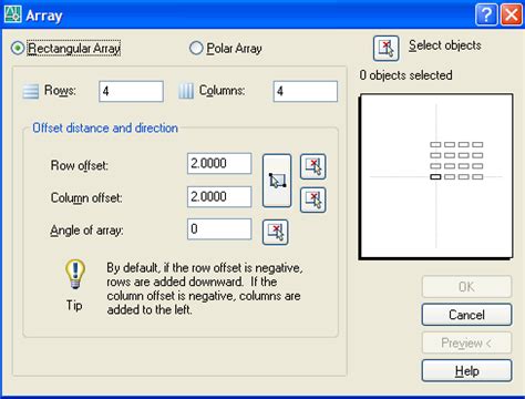 Image result for AutoCAD Array Drawing