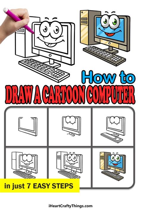 Image result for Computer Cartoon Drawing