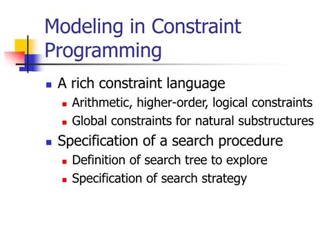 Image result for Constraint Programming vs Mixed Integer Programming