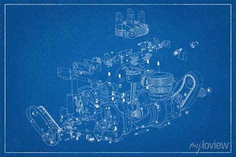 Image result for Poster Engine Exploded View