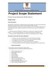 Image result for Project Scope Description Example of Building a Home