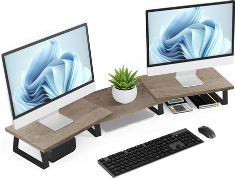 Image result for Computer Monitor Shelf for Desk