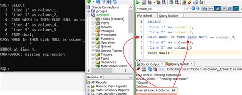 Image result for Statement Exit End Line of Query Oracle SQL Developer