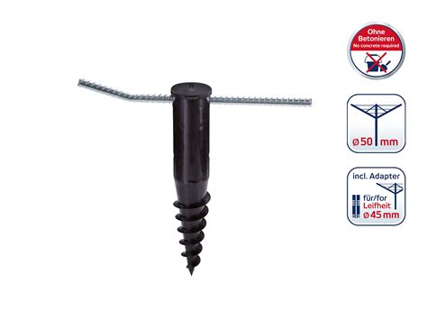 Image result for Rotary Washing Line Socket Fitting Instructions