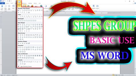 Image result for What Is Shapes in MS Word in Hindi