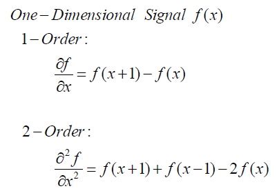 Image result for First Order Derivative Example