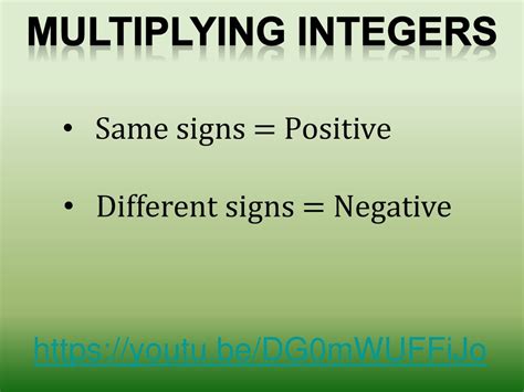 Image result for Multiplying Unlike Signs