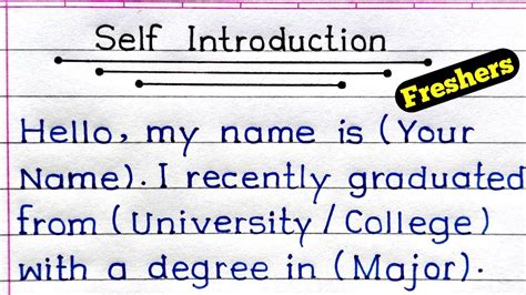 Image result for Simple Self Introduction for Interview