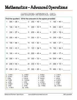 Afbeeldingsresultaten voor Advanced Math 6th Grade