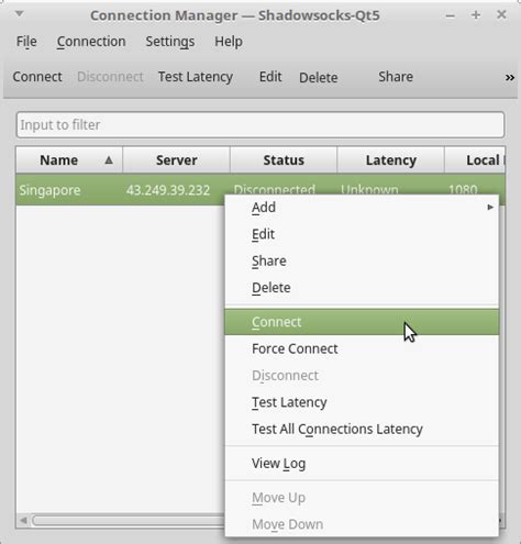 Image result for Linux Shadowsocks GUI