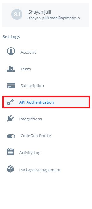 Image result for API Authentication Screen Shot