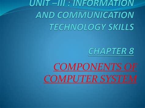 Image result for Computer System Pic Class 9