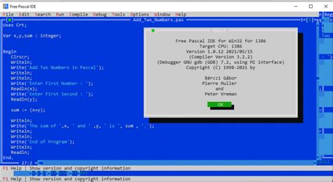 Image result for How to Print Sum in Pascal Language