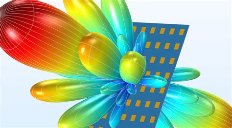 Toradh íomhá ar Phased Array Antenna Radiation Pattern