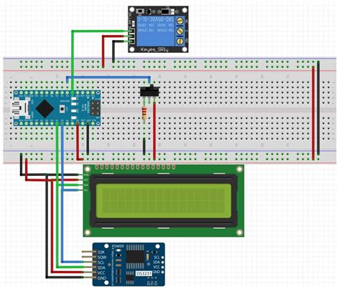 Toradh íomhá ar Arduino RTC Relay