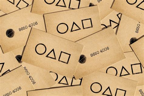 Image result for Squid Game Calling Card