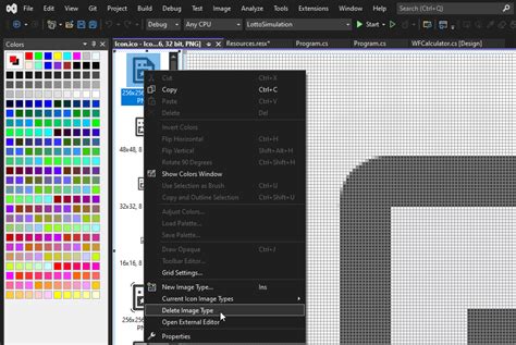 Toradh íomhá ar Visual Studio Wizard Icon