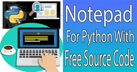 Image result for How to Write Python Code in Notepad