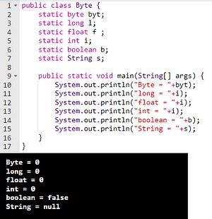 Afbeeldingsresultaten voor Java Program to Execute to Data Types