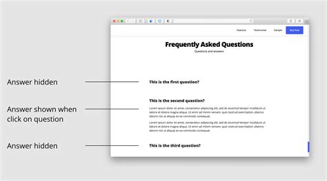 FAQ Button UI に対する画像結果