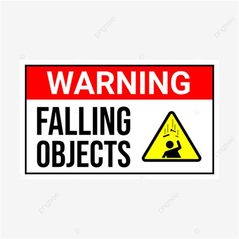 Toradh íomhá ar Falling Object Signage