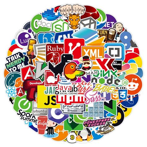 Image result for Languages Computer Stickers
